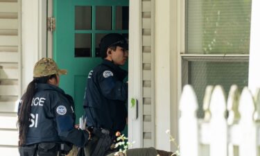 Homeland Security Investigations police search the home of Rep. Ilhan Omar in Washington