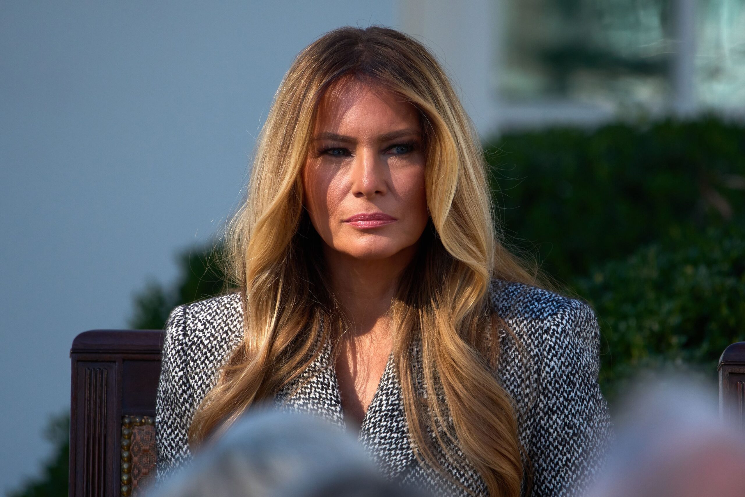 First lady Melania Trump attends an event about women's health