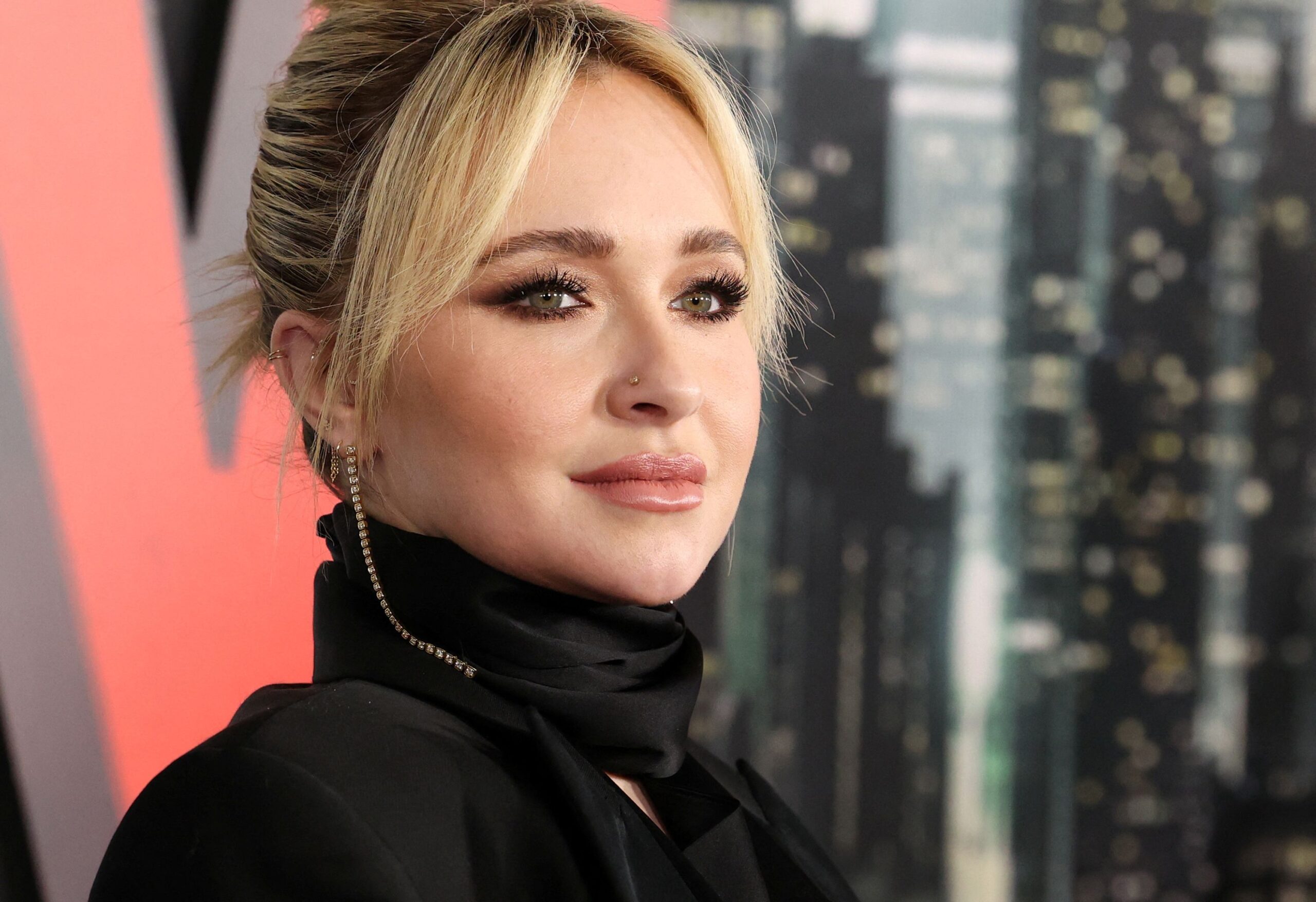 Hayden Panettiere at the premiere of 'Scream VI' in New York City on March 6