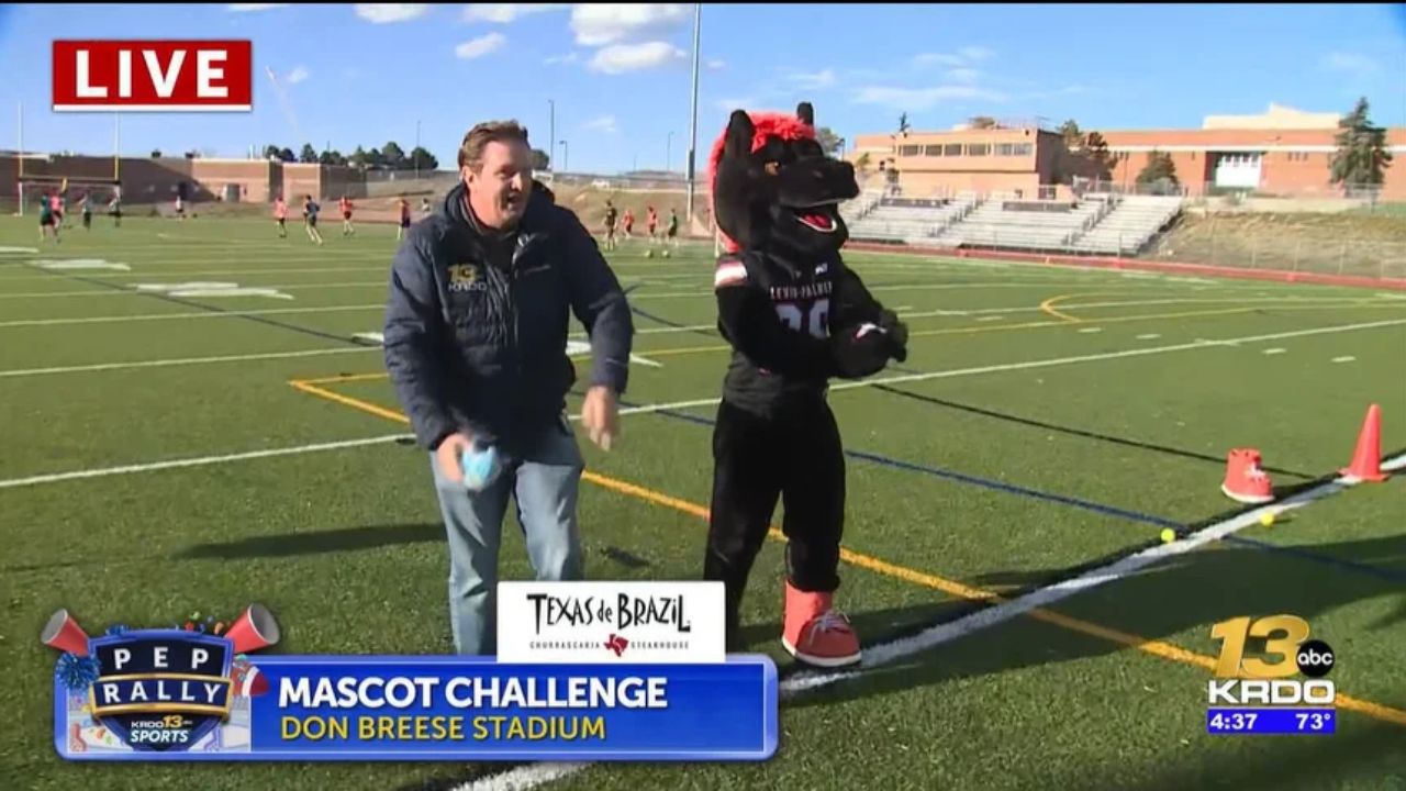 Pep Rally Report: Mascot Challenge featuring Lewis-Palmer High School's ...